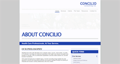 Desktop Screenshot of concilioconsulting.com
